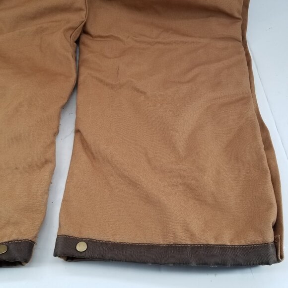 Schmidt 40-42 Overalls Coveralls Insulated Brown Medium short - Picture 9 of 15